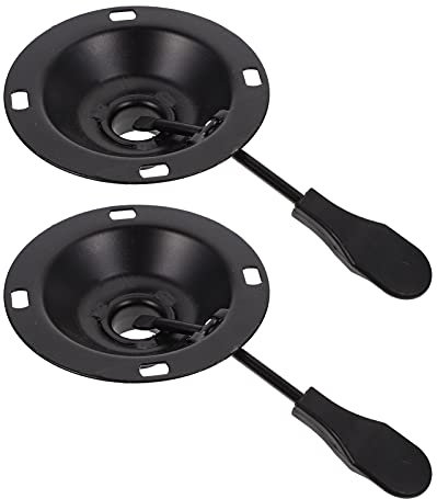 Metall Sitz Mechanik Bodenplatte Bodenplatte Schwenkkippsteuerung 2PCS Ersatz Office Neigungssteuerungsmechanismus für Gaming Chair 8 * 8 Cm Office Chair Swivel Chair Replacement