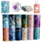 WOWOCUT Infusible Transfer Tinte Blätter-12 Set Aquarell Sublimation Transferpapier für DIY Tasse Untersetzer T-Shirt,11.5 x 30.5cm
