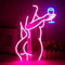 Lady Back Panneau néon rose femme néon lumières LED Sexy Lady néon lumière rose lumière up pour chambre à coucher bar homme grotte café décoration murale pour décoration de fête