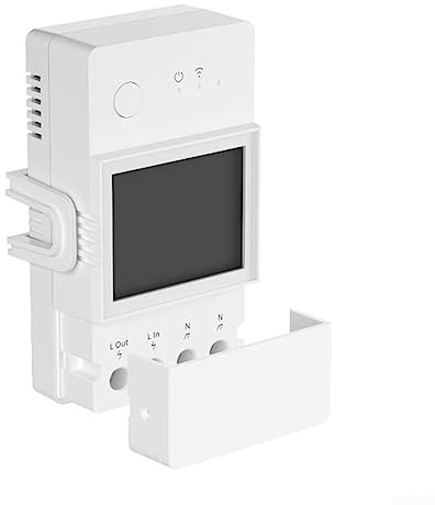 POWR320D Commutateur intelligent de compteur de puissance 20 A, WiFi Smart Meter Commutateurs de surveillance de la température et de l'humidité pour la maison Module de bricolage universel