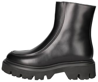 FRAU STIVALETTO IN PELLE CON CUCITURA ADLER NERO