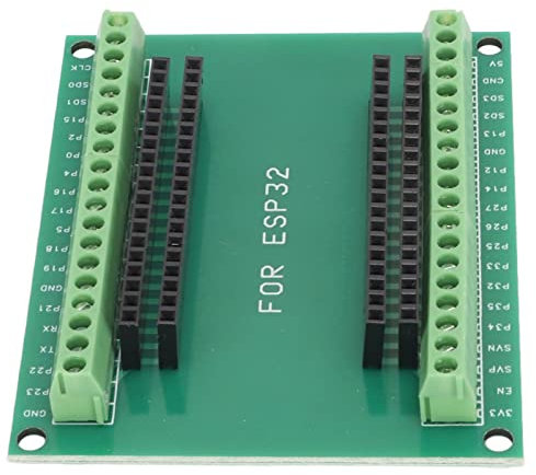 2 Stück ESP32 Breakout Board GP10 1 in 2 38Pin Entwicklungsboard, ESP32 Entwicklungsboard für ESP WR0M 32 Mikrocontroller Entwicklungsboard