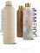 MAMEIDO Edelstahl Trinkflasche personalisiert 750ml - auslaufsichere Trinkflasche mit Namen, personalisertes Geschenk (Crystal Sand, 0,75l)