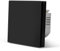 MVAVA Interruptor de luz Wlan, Interruptor de pared inteligente Alexa y Google Home Funciona con Tuya, Interruptor de luz empotrado de 86mm, interruptor de luz de pared 1 compartimento 1 vía Negro