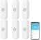 Sensor de vibración WiFi, mini detector inalámbrico de rotura de vidrio para alarma y automatización del hogar inteligente, no requiere concentrador, compatible con Tuya/para aplicación Smart Life (6