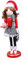 LOVIVER 38cm Wooden Nutcracker Ornaments Xmas Desktop Decoration Traditional Doll Nutcracker Crafts for New Year Festival Props Table, Dessert