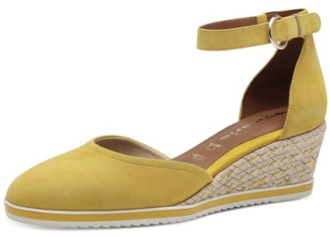 Tamaris Pumps Damen Keilabsatz gelb,EU 38