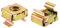 sourcing map M6 Cage Nuts for Server Rack Cabinet, Carbon Steel Yellow Zinc Plated, Pack of 50
