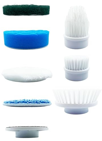 Scrub Master™ Electric Spin Scrubber Cordless Rechargeable - Electric Cleaning Brush Handheld Power Scrubber (Replacement All Attachments)