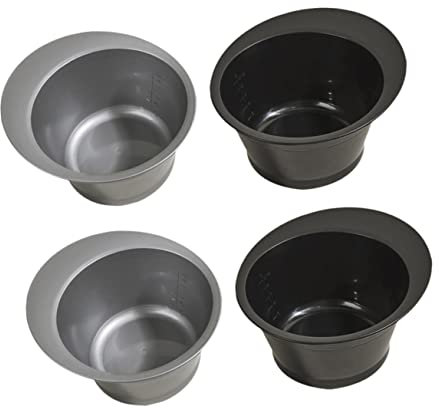 Healvian 4stücke Haarschüssel Für Haarfärbung Professionelles Färbewerkzeug Aus Robustem Material Rutschfester Boden Wiederverwendbar Und Leicht Zu Reinigen Für -haarfärbung Und