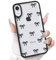 NITITOP Compatible with iPhone XR Case Cute Clear Black Durable Ribbon Bowknot Pattern for Girls Women Soft TPU Transparent Full Camera Lens Shockproof Protective Phone Cover - Black