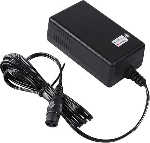 Abatinvo Chargeur de scooter électrique pour Razor E100, E200, E300, E500, PR200, MX350, Dirt Bike, Pocket Mod, Sports Mod, et Dirt Quad, 24 V 1,5 A, remplace W13112099014