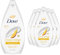 Dove Creamy Indulge Body Wash shower gel with mango nectar & tropical, floral notes for softer, smoother skin after one shower 6x 450 ml