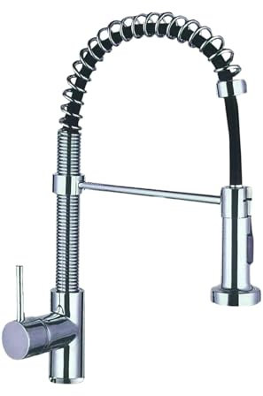 CILVANI Rubinetto canna flessibile e doccetta estraibile miscelatore monocomando per lavello - Londra N030