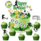 32 Stück Fußball Kuchen Deko,Tortendeko Fussball,Fussball Cupcake Topper,Tortendeko Geburtstagstorte Topper,Deko Set für Geburtstag Junge Mädchen