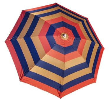 SUN & SURF Ombrellone molto grande, top da spiaggia, inclinabile, sistema sicuro e stabile, con protezione solare UPF50+, 220 cm, reclinabile e antivento