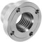 Tofficu Lathe Chuck Faceplate Adapter for Woodturning Steel Backplate for Wood Lathe Compatible Various Models Threaded Design Versatile Woodworking Tool