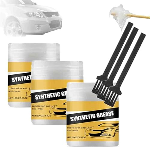 Heavy-Duty Car Care Grease, Multi-Purpose Car Care Lubricating, Greases Lubricant for Cars Door, Lubricant Wheel Bearing (3Pcs)
