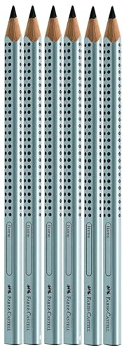 Faber-Castell 111992 - Bleistift Jumbo Grip HB (Jumbo B, Bleistift Jumbo, 6 Stifte)