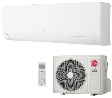 LG Climatizzatore Mono Split Libero WZ WZ12AWN.SNU1+WZ12AWU.SUU1, 12000 Btu, Condizionatore con Pompa di Calore R32, WiFi Integrato, A++/A+, Bianco Opaco