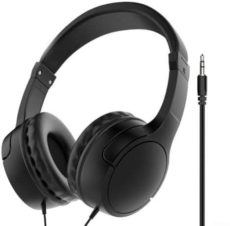 Over-Ear-Kopfhörer, kabelgebunden, 3,5-mm-Stecker, geräuschisolierend, Bassverstärkung, für Musikliebhaber, Erwachsene, Männer, Frauen, 40-mm-Treiber
