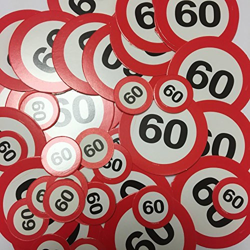 Folat - Confettis XL Panneau de Signalisation 60