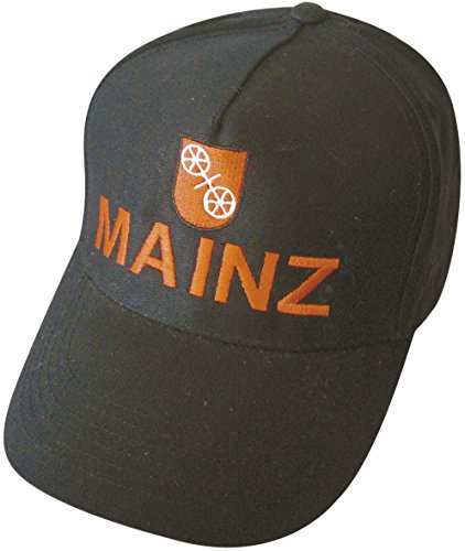 Fan-O-Menal Baseballcap mit Einstickung - Wappen Mainz - 68102 schwarz