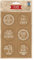 Ursus Sticker Weihnachtspost 24 Stück selbstklebend 4,8cm