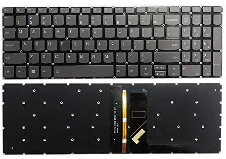 Zahara Laptop US Keyboard Backlight with Power Button Replacement for Lenovo Ideapad L340-15 L340-15API L340-15IWL L340-17 L340-17API L340-17IWL 320-15IKB 320-15ISK 320-17IKB 320-17ISK