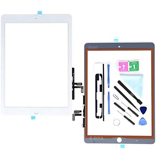Digitalizzatore bianco per pad 9.7 (A1822, A1823) / pad 5 pad Air 1. Digitalizzatore touch screen, ricambio per vetro frontale con kit di riparazione attrezzi + colla