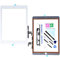 Digitalizzatore bianco per pad 9.7 (A1822, A1823) / pad 5 pad Air 1. Digitalizzatore touch screen, ricambio per vetro frontale con kit di riparazione attrezzi + colla