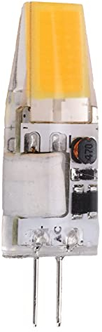 Garosa AC/DC 12V 5W 600LM G4 LED COB Birne Kein Flackern LED Birne Plug And Play für Kronleuchter Deckenleuchte Wandleuchte Tischleuchte(Kaltes Weiß),Beleuchtungszubehör