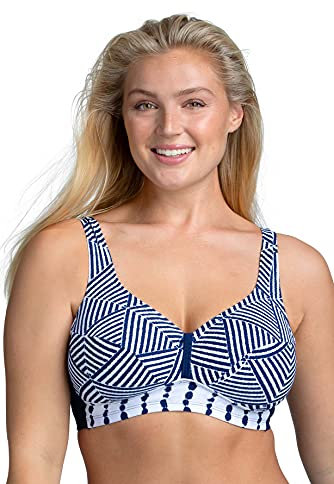 Miss Mary of Sweden Azur Sujetador de Bikini de Apoyo sin Aros con Estampado para Mujer