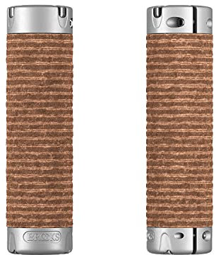 Brooks Plump Leather Grips (130 + 130 mm) – Honey – New22 Guidoline, Bronze, Standard