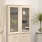 INLIFE Aufsatz für Highboard Honigbraun 85x35x100 cm Massivholz Kiefer-0504