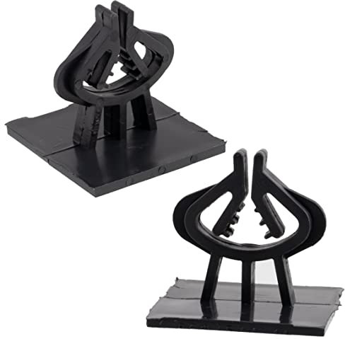 AERZETIX - C65232 - Lot de 100 Cales d'armatures avec base pour fer à béton de Ø4 à Ø14 - enrobage 15 mm - fixation horizontale sur polystyrène extrudé, expansé - en plastique - coffrage dalle