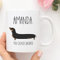 Personalised Name Mug - You Clever Sausage Durham Mug Custom Gift for Pet Lovers, Dog Owners, Birthdays, Weddings, Valentine's Day, Girlfriend, Boyfriend - Coffee Cup, Kitchenware