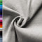 Bündchenstoff Gerippt XXL Breit (105cm - 120cm) - über 25 Farben - Stoffe Rippe - ab 25cm Länge - Öko-Tex Standard 100 Farbe Hellgrau Melange Natur
