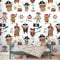 A.S. Création Livingwalls Vliestapete - Piraten Tapete in Creme, Braun und Rosa - Wandtapete für verschiedene Räume - Wandbild XXL 2,80 m x 1,59 m