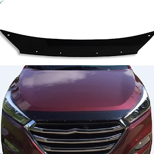 ORDALI Auto Hood Shield für Hyundai Tucson 2015 2016 2017 2018 2019 2020,Haubenabweiser Schlammsteinschutz Abdeckung Front Motorhaubenschutz Styling-Zubehör