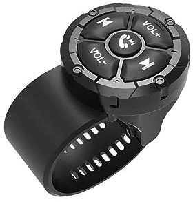 Universal Wireless Car Volante Control Remoto Botón Impermeable Soporte Bluetooth Adecuado para Android for iPhone Wince Conectado a GPS Navegación Multimedia
