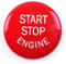 ROBUST Start Stop Knopf Rot Glanz für BMW E87 E90 E91 E92 E93 E60 E61 X1 E84 X3 E83 X5 E70 X6 E71 Z4 E89