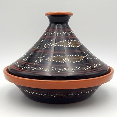 Tattooed Cooking Tagine Black - D 27 cm