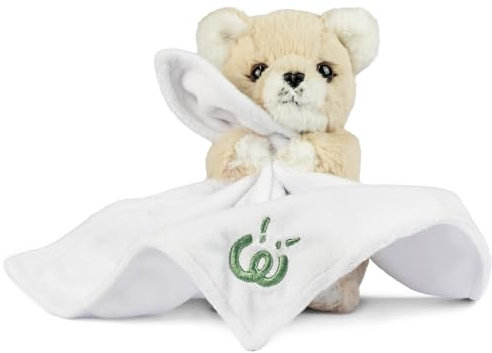 Living Nature Baby Löwenjunges Kuscheltier Plüschtier | Inklusive Decke | Flauschiges und Kuscheliges Safari-Tier | Weiches Spielzeuggeschenk für Neugeborene und Babys | Naturli Umweltfreundlich