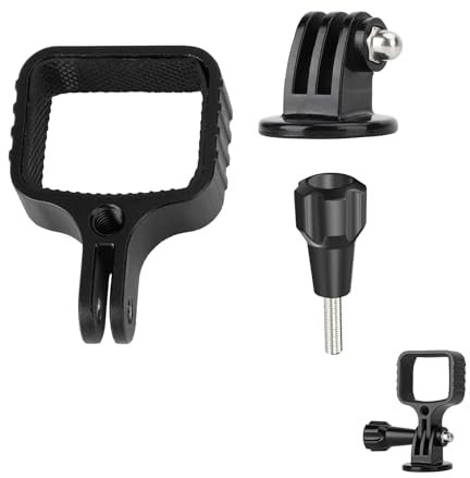 Shaluoman Metal Expanding Mount Holder for DJI Osmo Pocket 3, Camera Extension Metal Adapter Compatible with DJI Osmo Pocket 3 Bracket Accessories(Black)