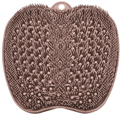 BESKAR Großes Fußbürste für Massage & Fußreinigung | Fußwäscher Fuss Wäscher Bath Massage Pad mit Rutschfesten Saugnäpfen | Reinigt, Massiert Ihre Füße Ohne Bücken