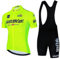 Radtrikot Männer Set Fahrradtrikot Kurzarm + Fahrrad Hose mit Sitzpolster Rennrad Trikot Fahrradbekleidung Sommer