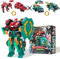 3 in 1 Transformable Roboter Raptor Chyron, 11,02 Zoll, Roboter Spielzeug für Kinder, Chariot, Dinosaurier und Transformable Spielzeug für Jungen und Mädchen 5 6 7 8 9 10 Jahre alt