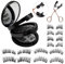 8 Paare Magnetische Wimpern Ohne Kleber, Wiederverwendbare Magnetic Lashes mit Präzisionszange für Natürlichen Look (Date/Party/Hochzeit)