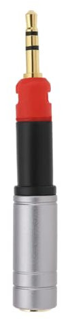 Be In Your Mind 1PC 2.5mm Male to 3.5mm Female Stereo Audio Converter Jack Adapter Compatible with ATH-M40X Compatible with Sennheiser HD598 52.7x7.9mm Headphone Jack Adapter